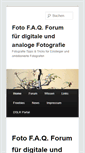 Mobile Screenshot of foto-faq.de